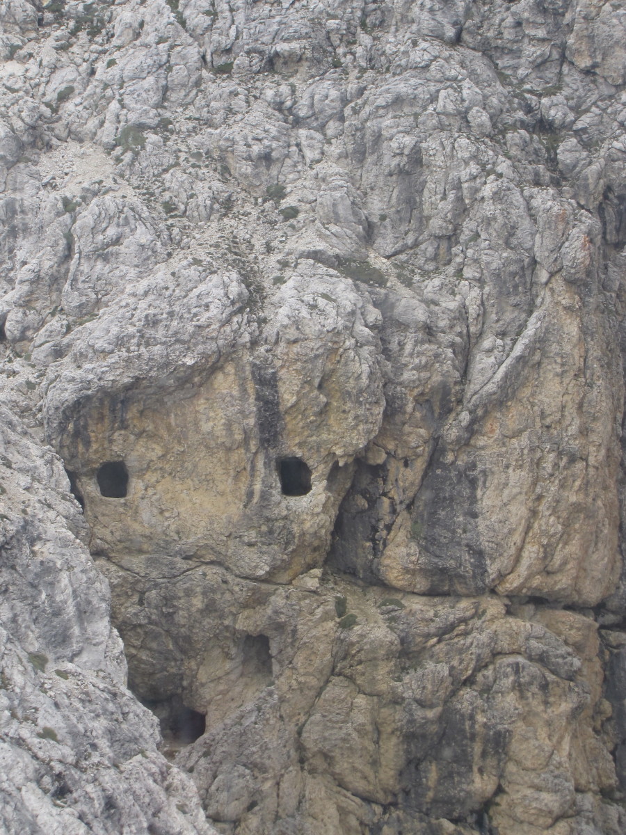 Tunnels in Mount Lagazuoi
