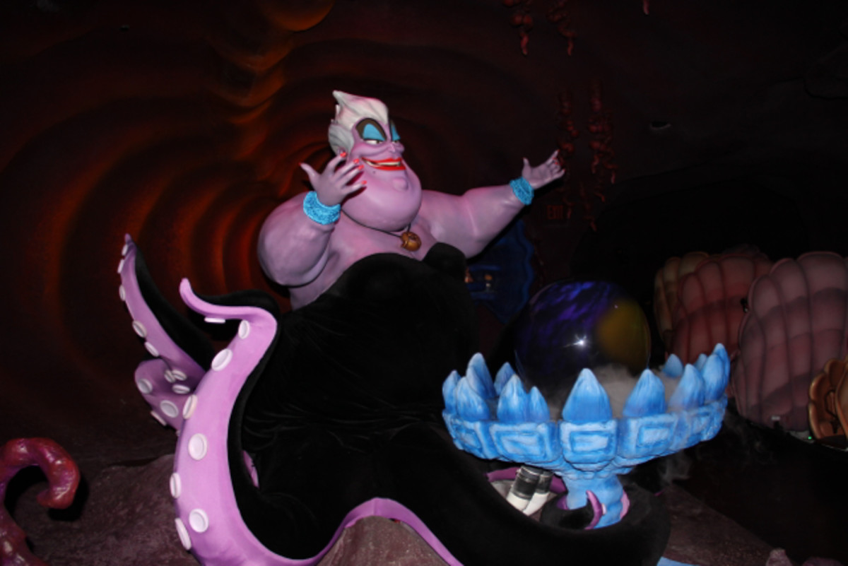 Part of The Little Mermaid Ride