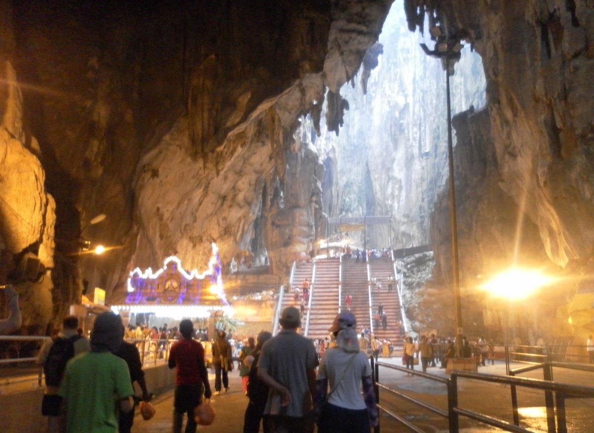 Inside the big Temple Cave