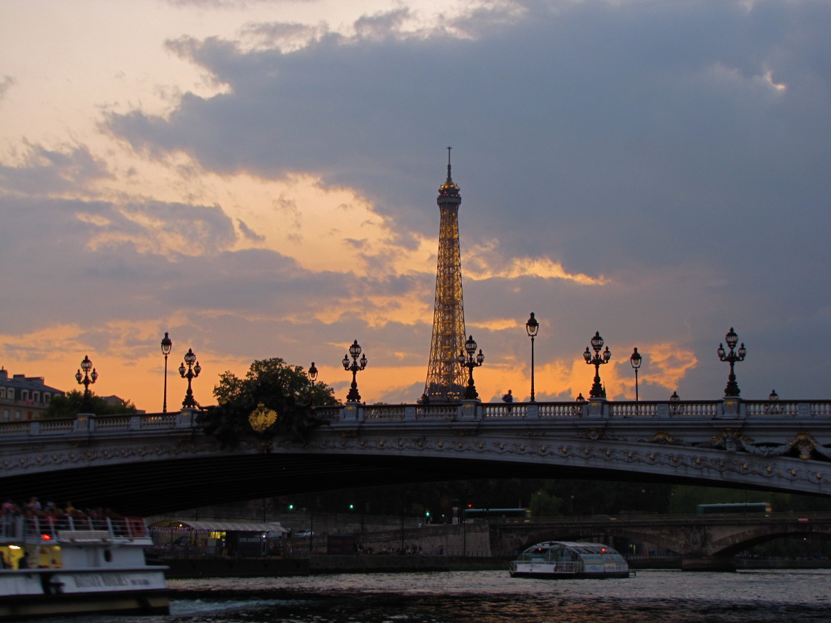 Sunset on the River Seine