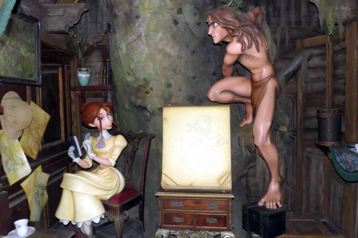 The Tarzan Treehouse in Disneyland