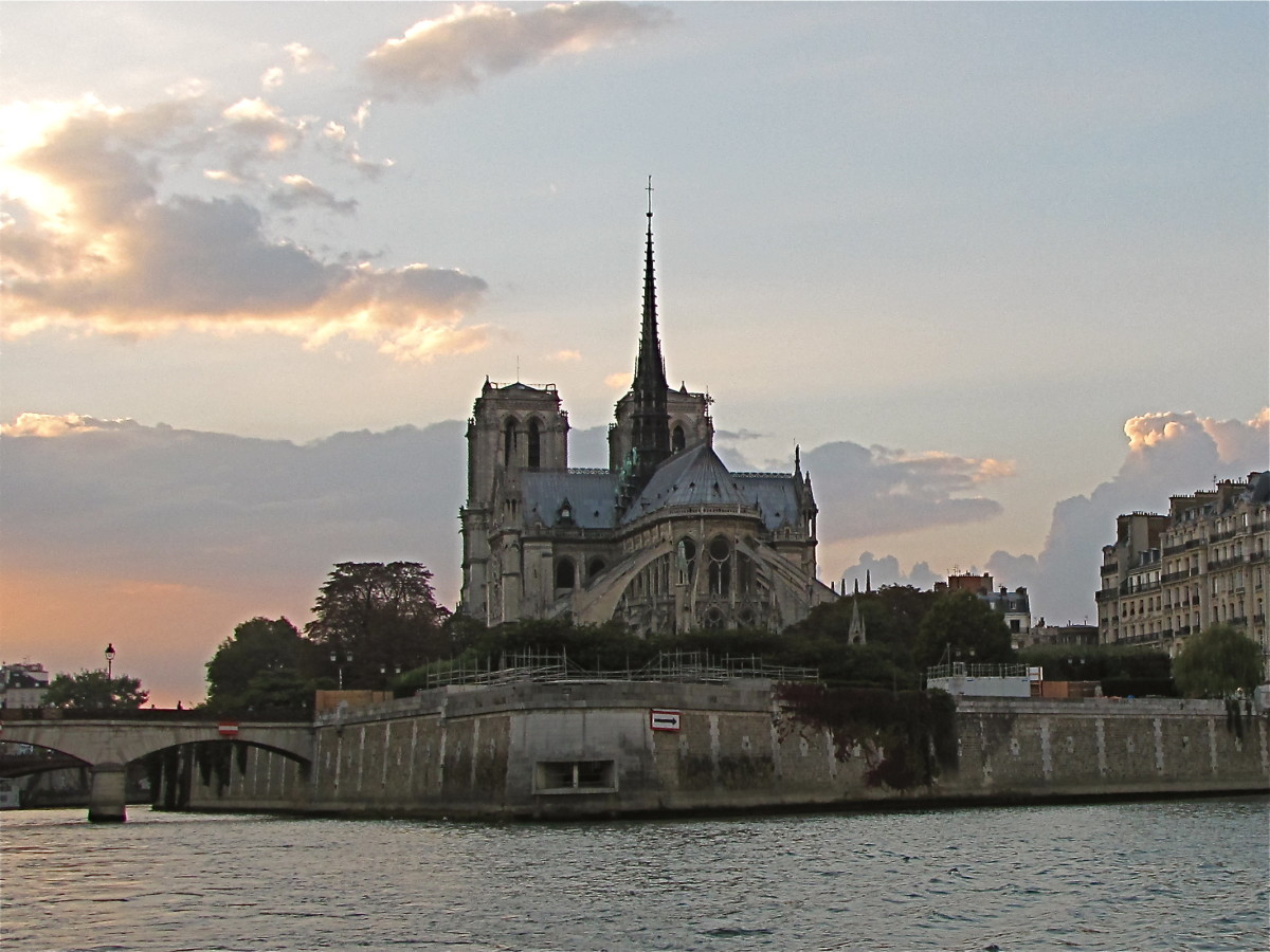 Notre Dame from the River Seine