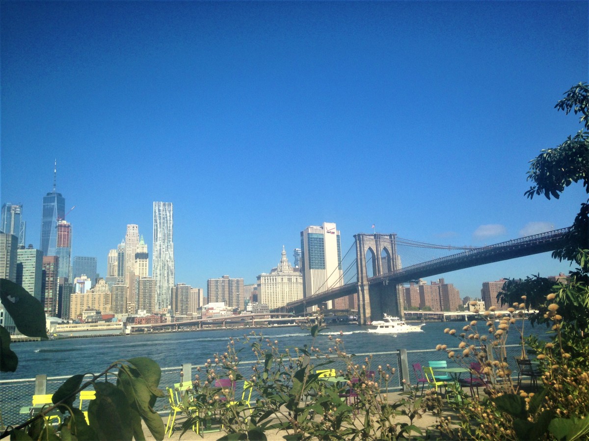 Experiencing the amazing views of NYC from the Brooklyn Bridge Park is the number one thing to do near the Brooklyn Bridge