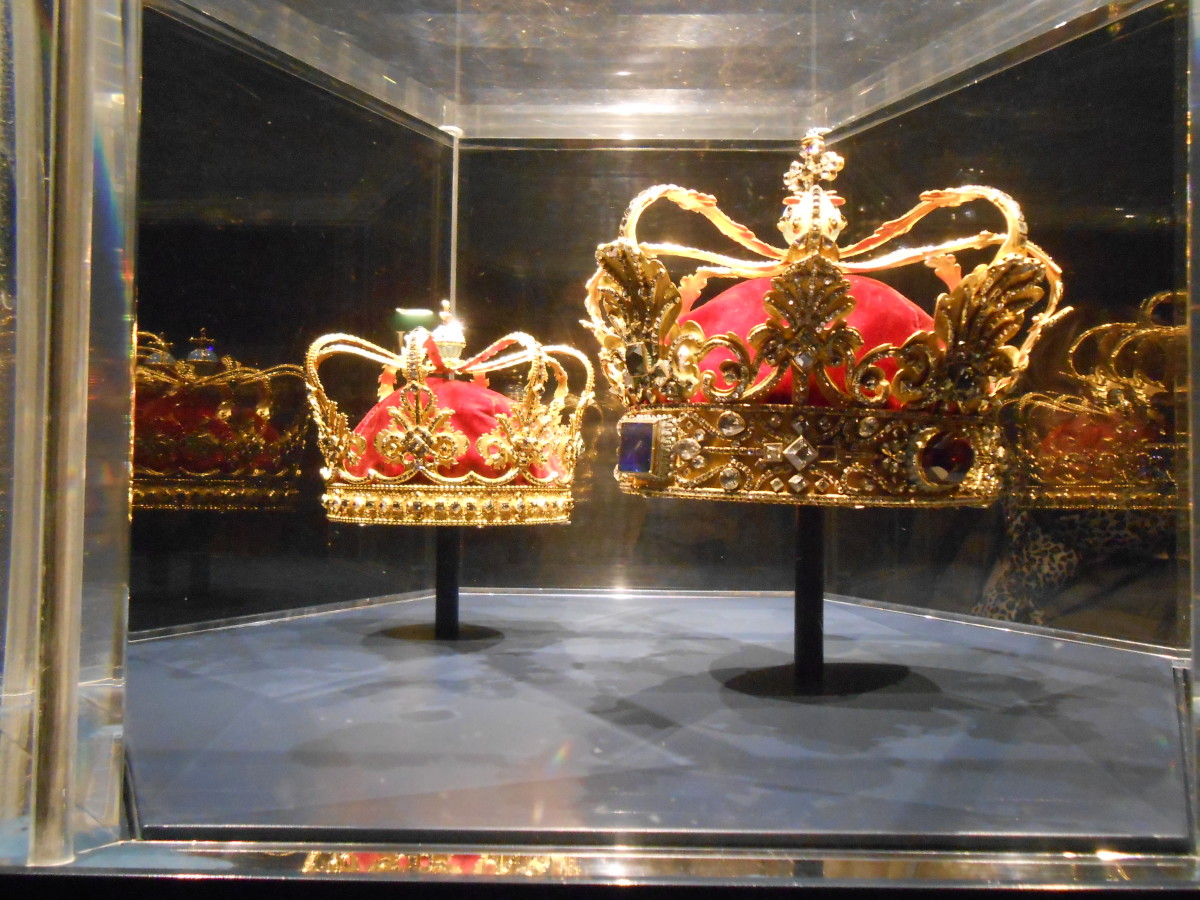Crown jewels at Rosenborg Castle