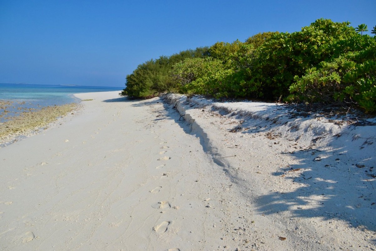 A Maldives beach