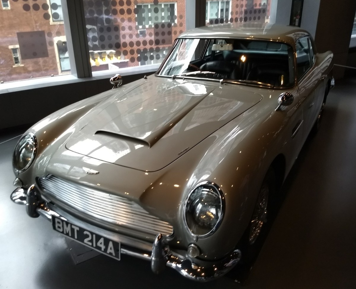 This Aston Martin D85 was used in the filming of the James Bond movie "Goldeneye" in 1995.