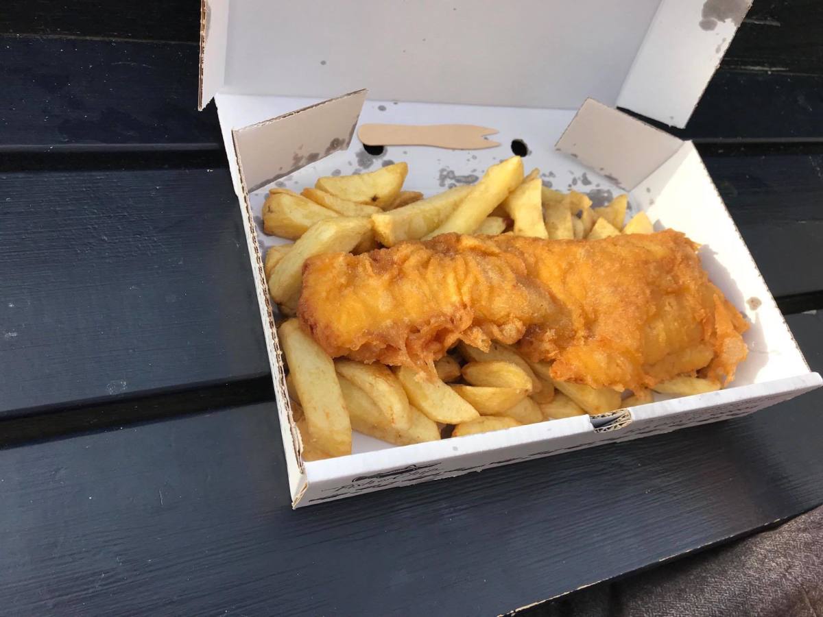 Yum! Fish and chips