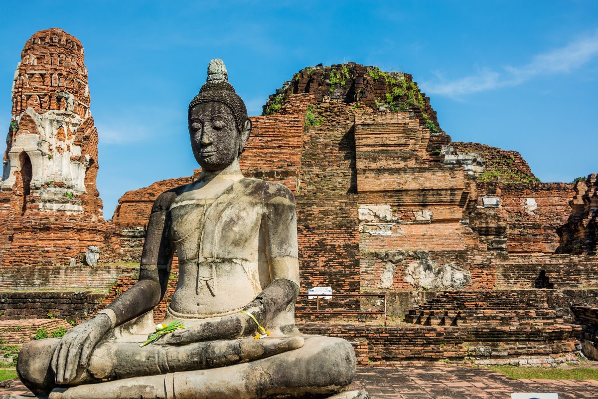 The dominant feature of Ayutthaya Historical Park is its collection of monasteries and temples.