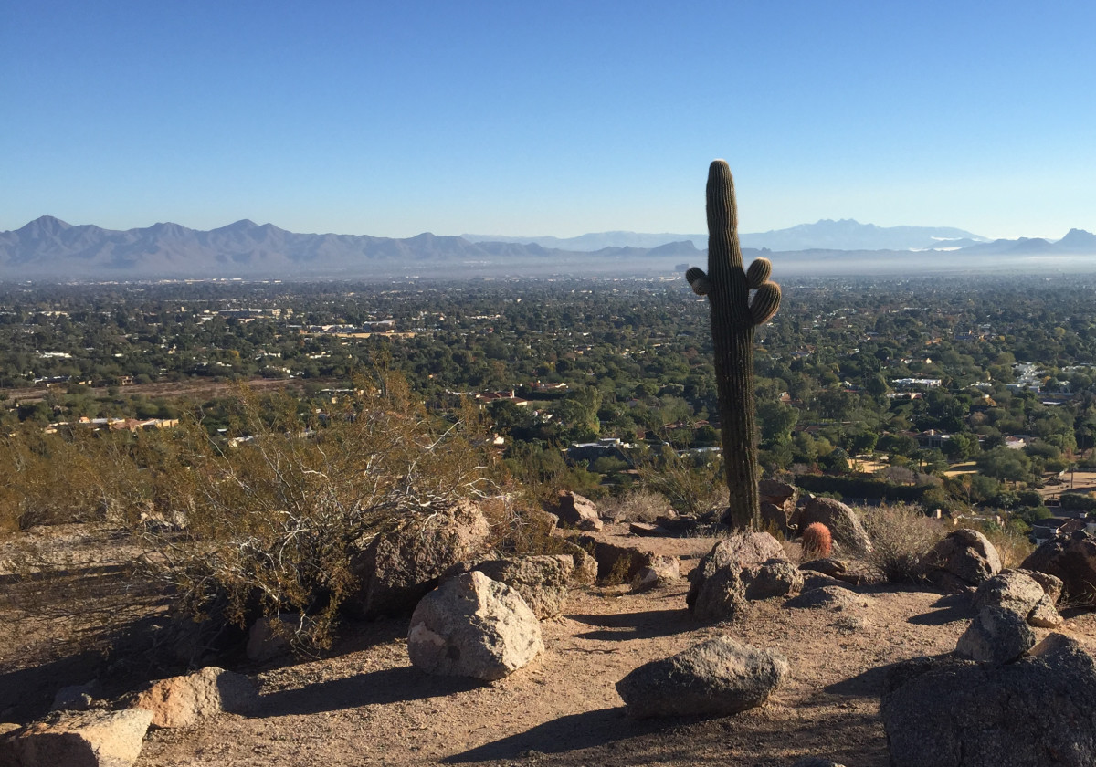 View of Phoenix from Camelback Mountain