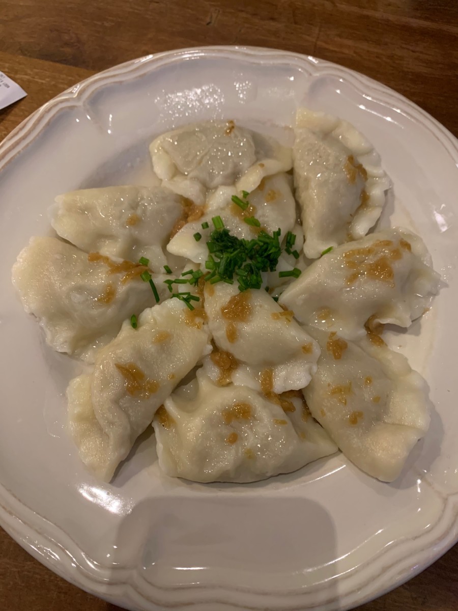 Nothing beats pierogi or a cold night in Krakow!