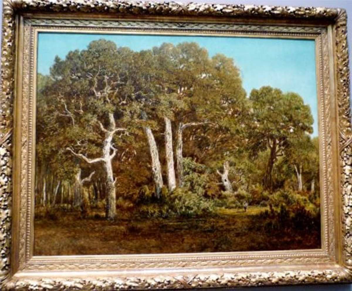The Great Oaks of Old Bas-Breau by Theodore Rousseau