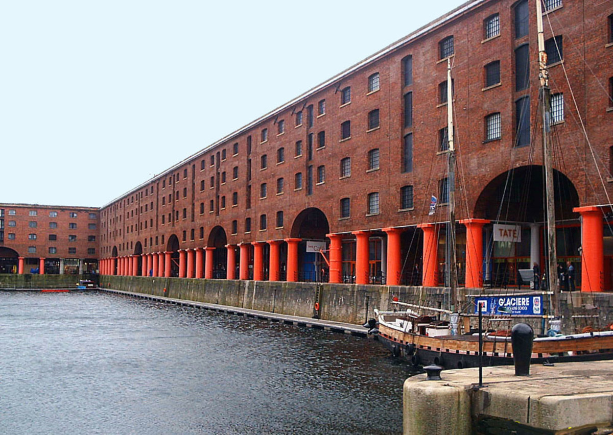 The Royal Albert Dock in Liverpool.