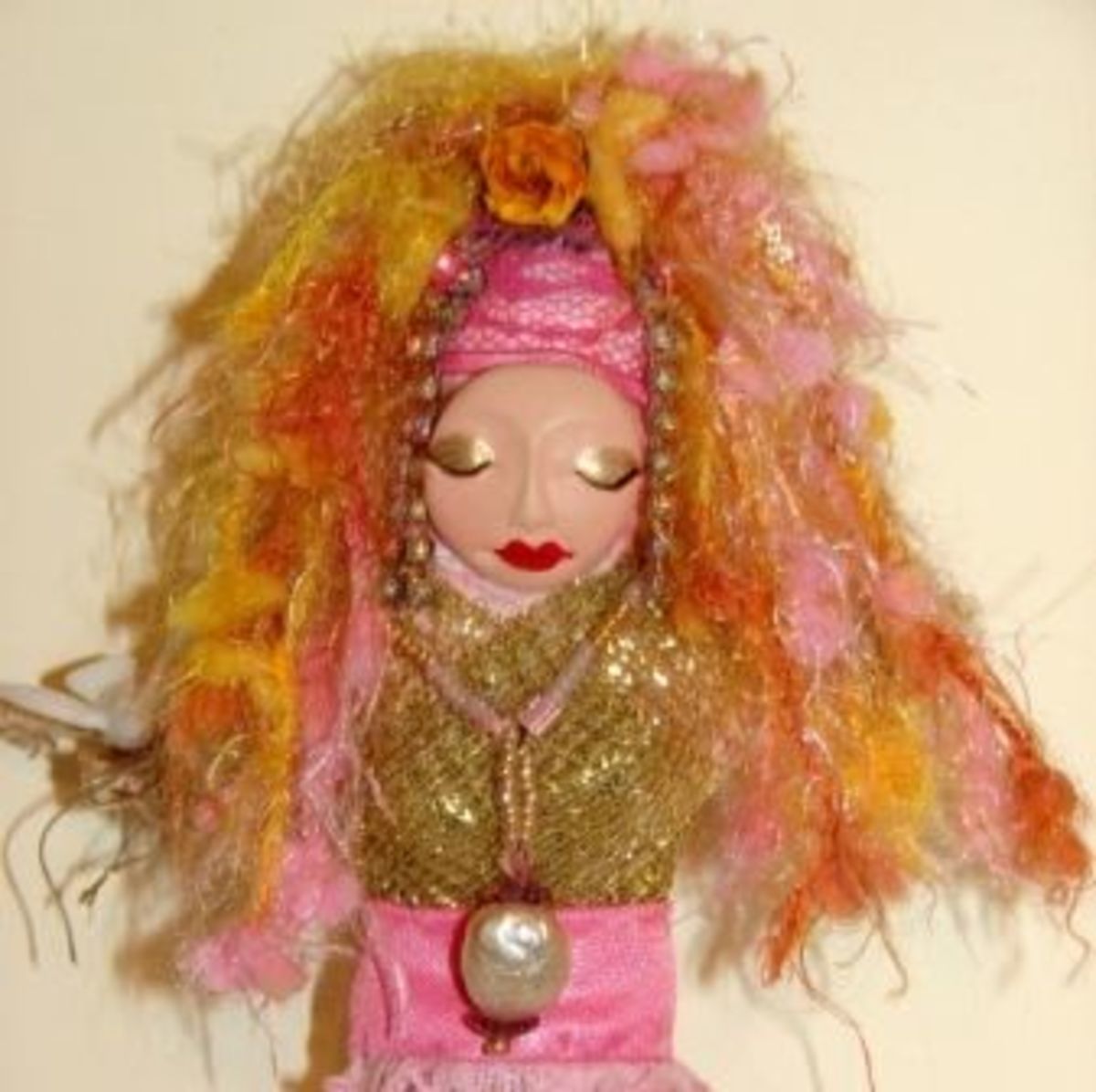 Erzulie弗雷达Voudou Doll by Denise Alvarado