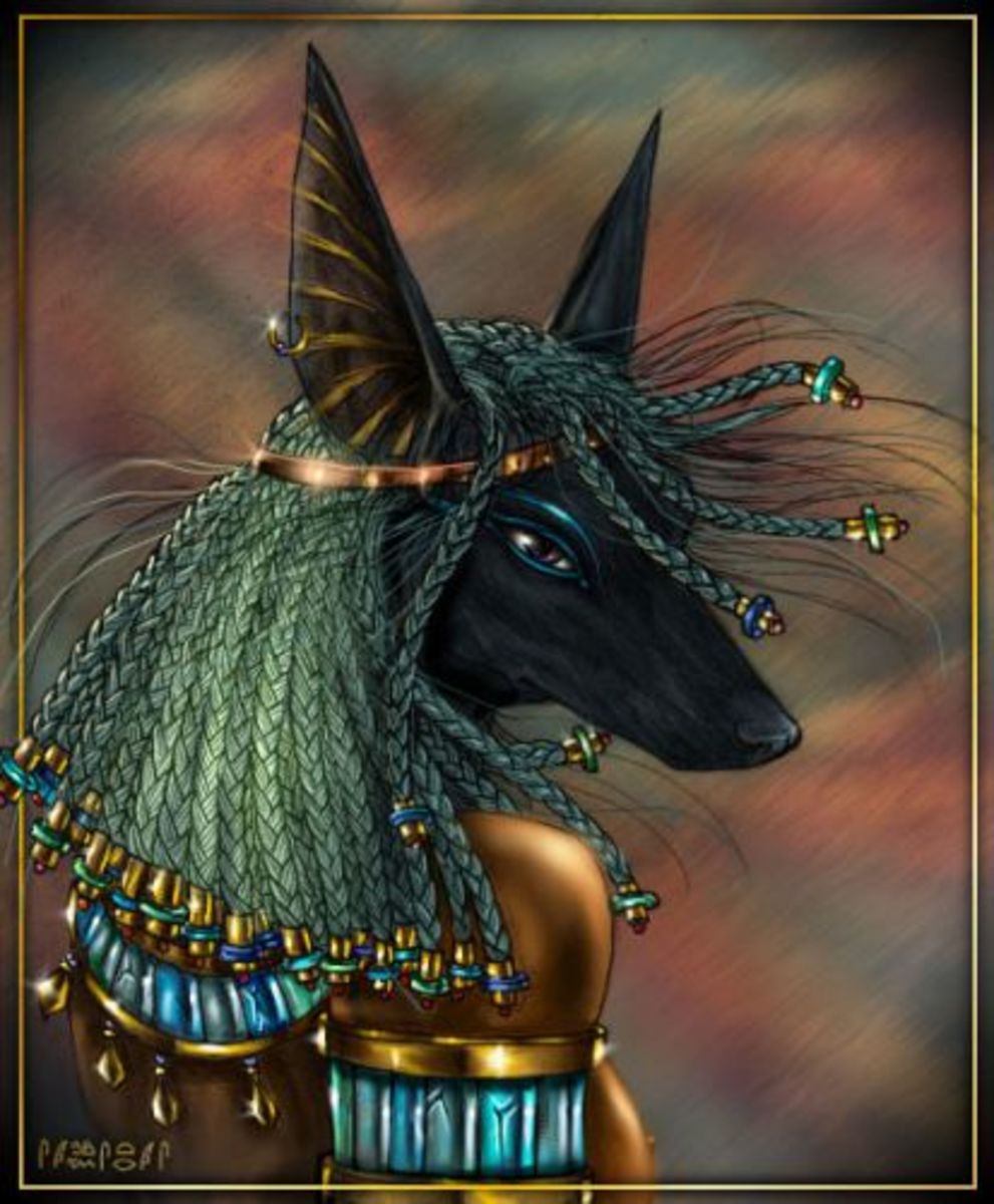 Инпут богиня древнего Египта