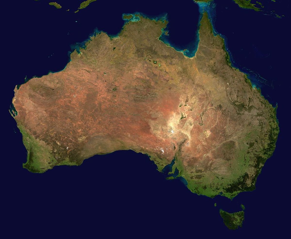 澳大利亚是一个巨大的大陆。可以大脚野人存在的形式在澳大利亚?