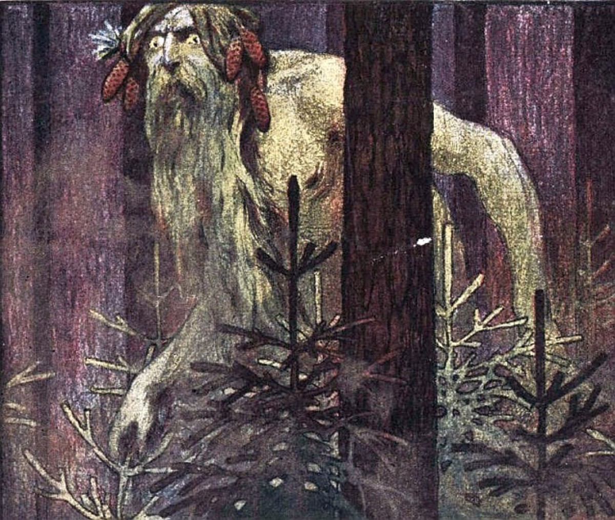 1906年，一本俄国杂志上的一幅画。不知名的艺术家。