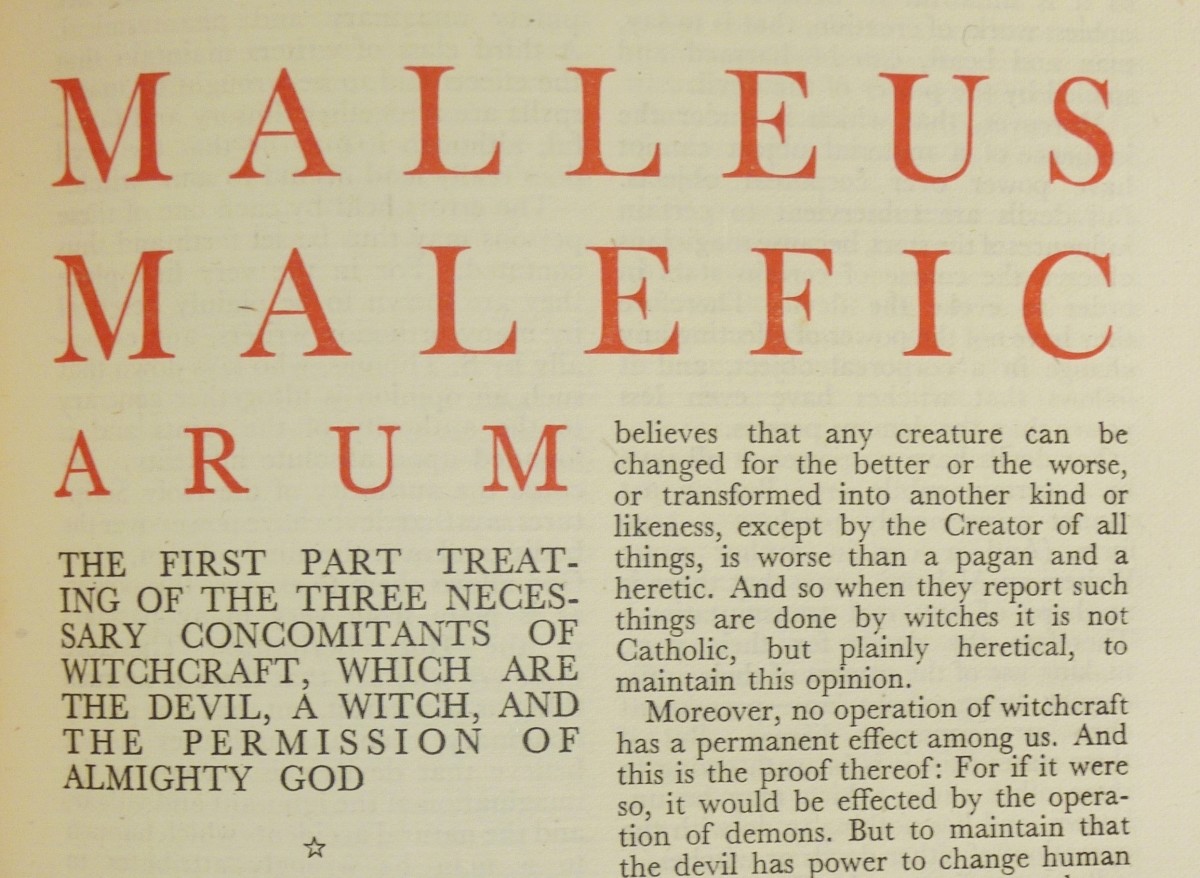 20世纪早期版本的《Malleus Maleficarum》的第一页