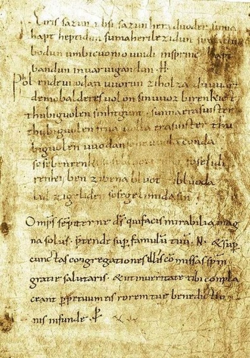 默瑟堡咒语手稿。