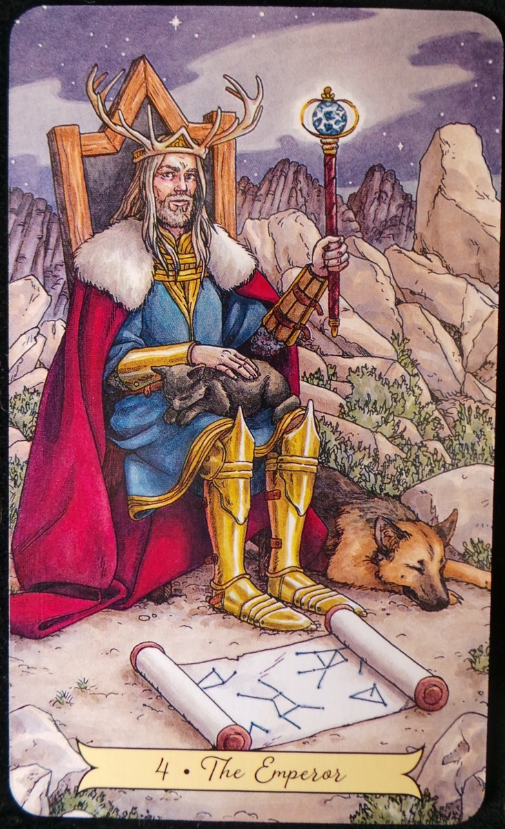 The Emperor from the Everyday Witch Tarot