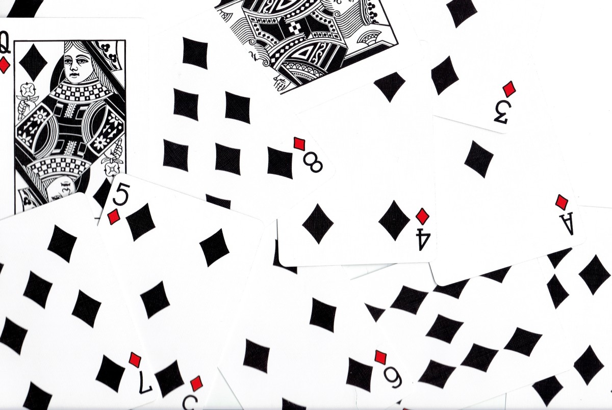 Playing Card Tarot Meanings: Diamonds
