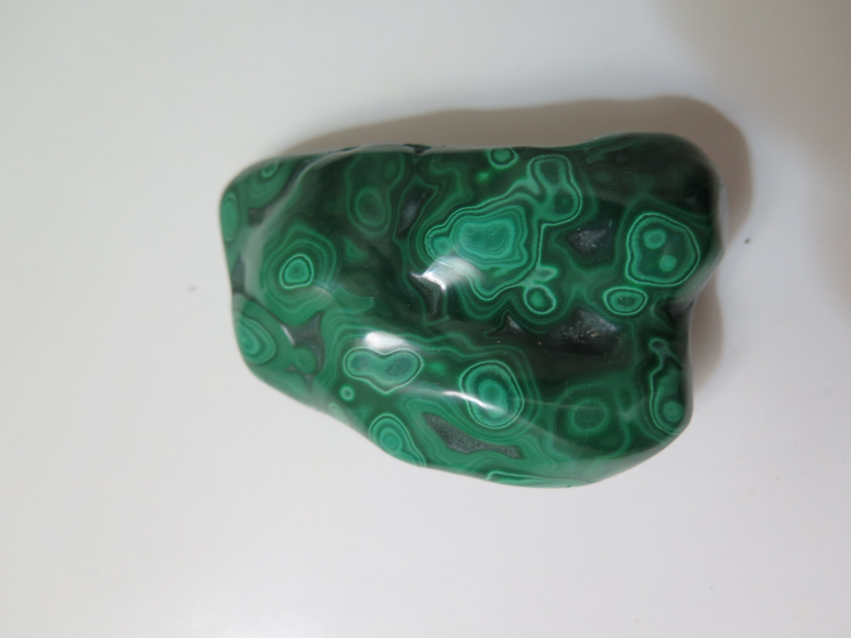 Malachite should only be used in polished form. 
