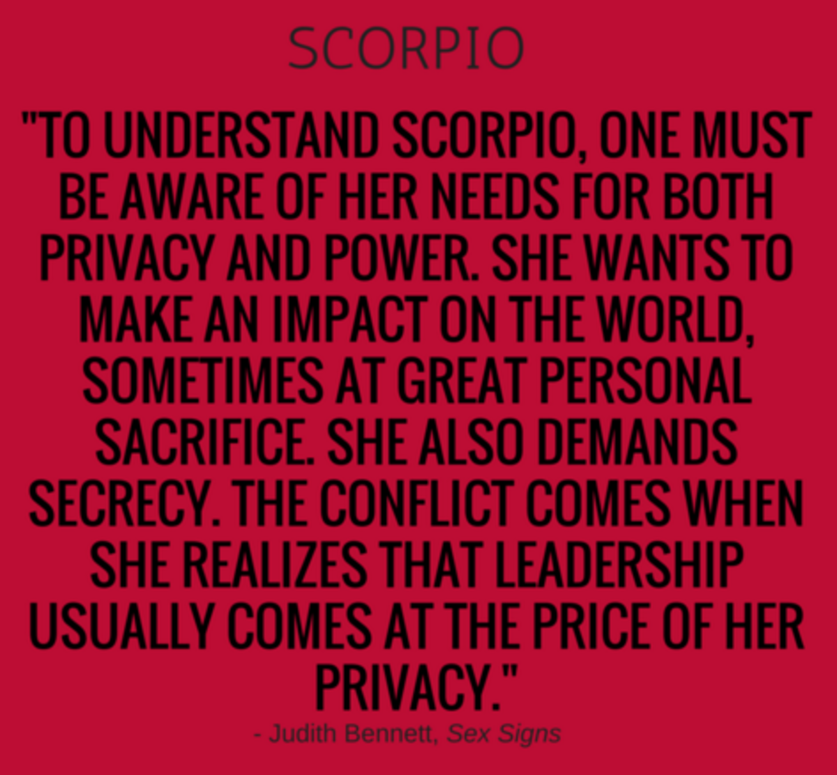 How to Make A Scorpio Man Obsessed With You.