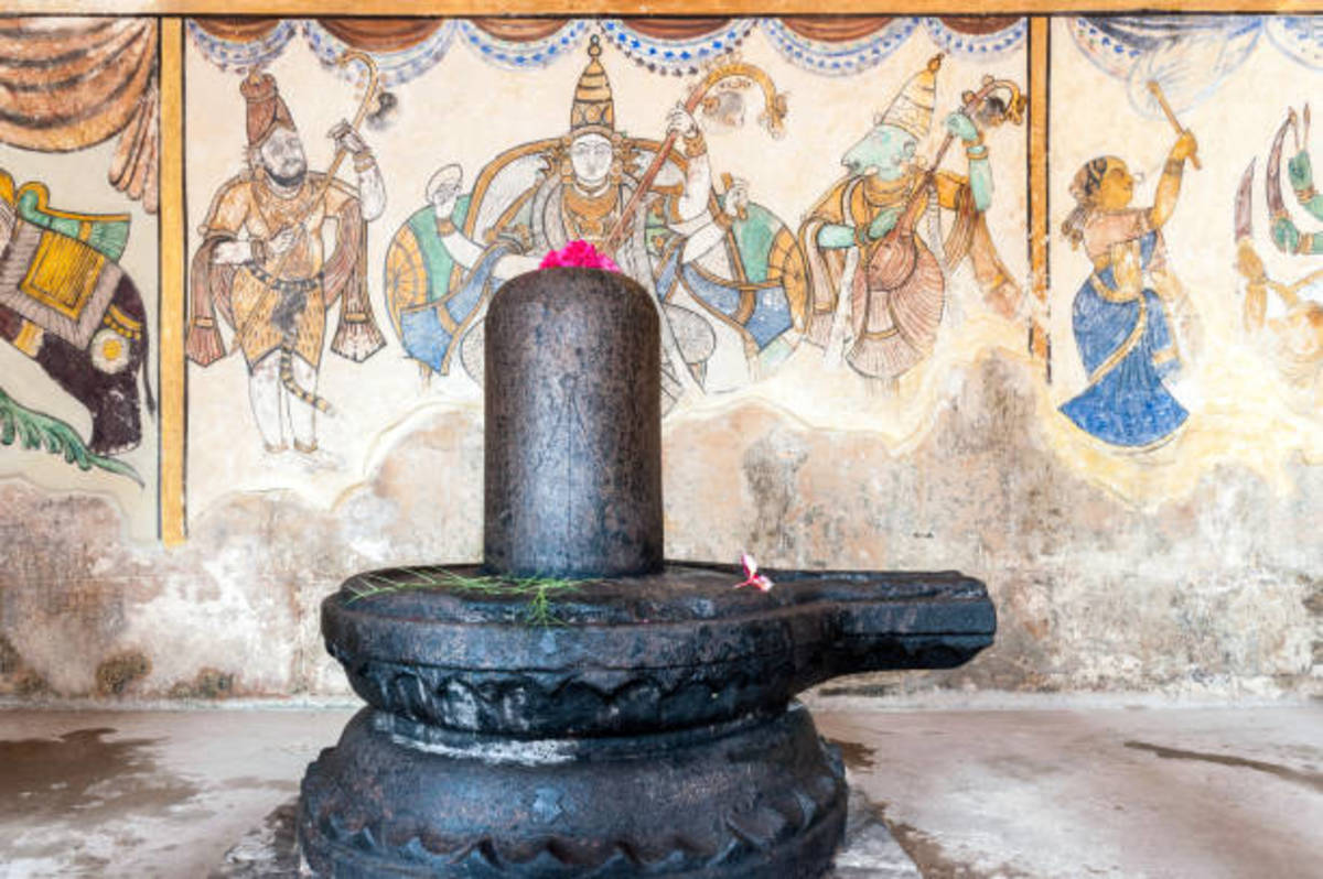 Shiva Linga, Brihadeshwara寺，Tanjore，印度