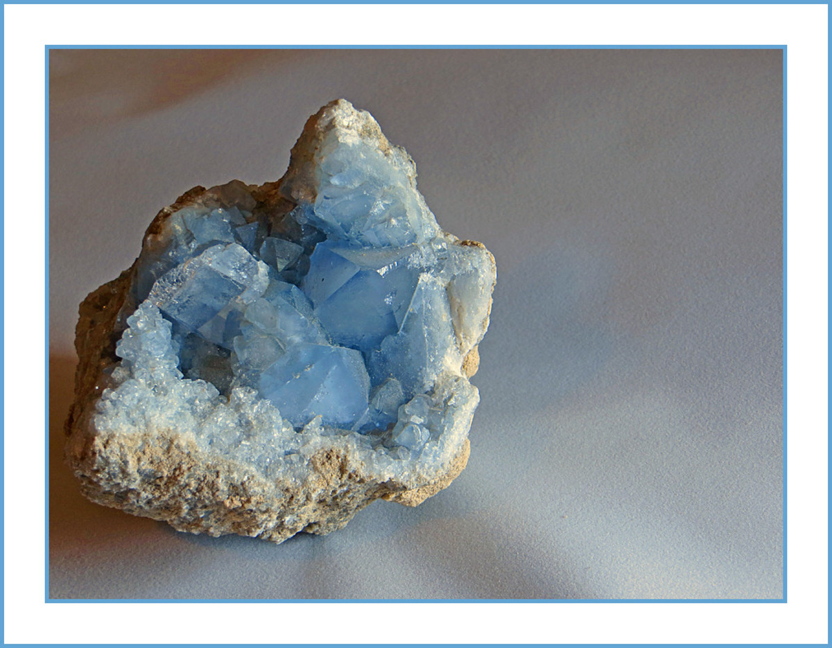 Celestite is closely linked to angels and the angelic realm. 