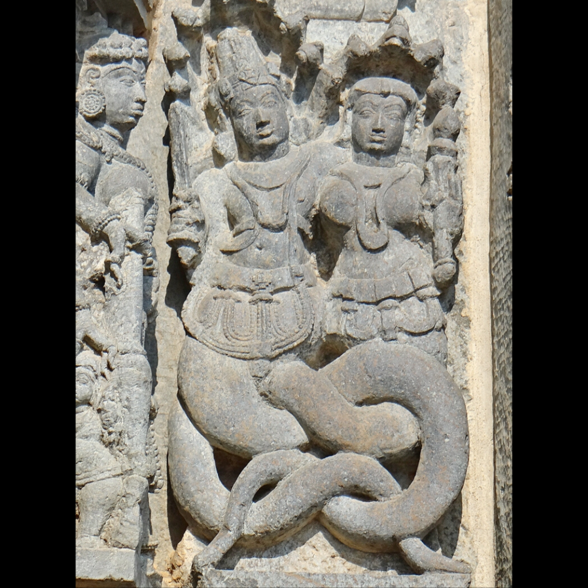 在印度传统中，半人半蛇的那迦是半神的存在。