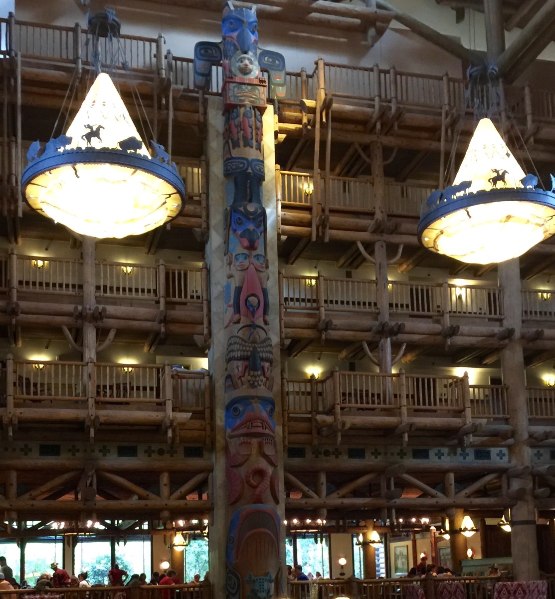 lobby of Wilderness Lodge