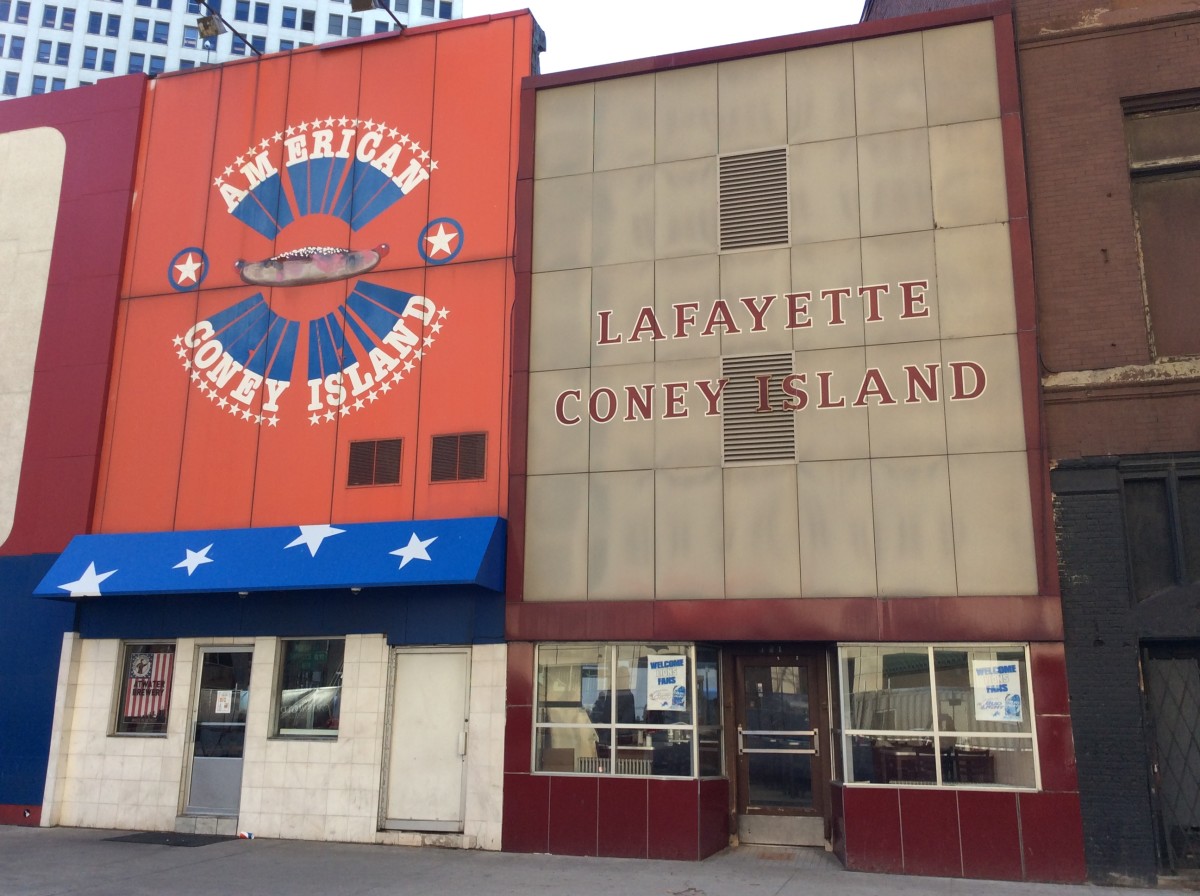 The American & Lafayette Coney Islands Detroit