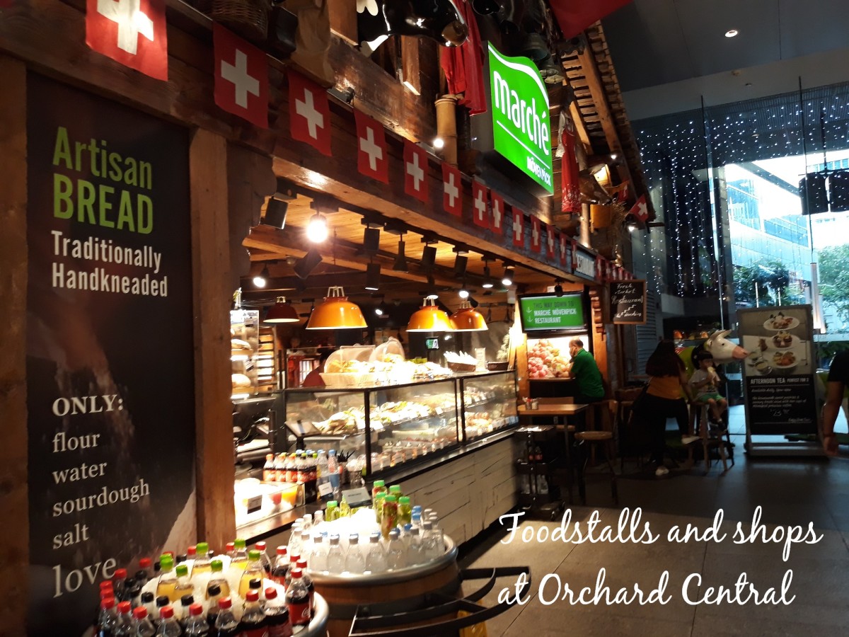 There are many shops and variety of eateries available in practically every shopping centre along the stretch of Orchard Road.