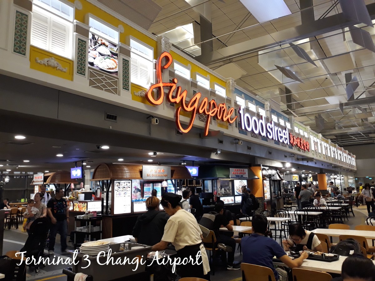 Local food at Changi Airport