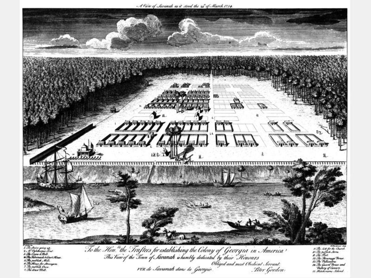 萨凡纳城市规划(1734年