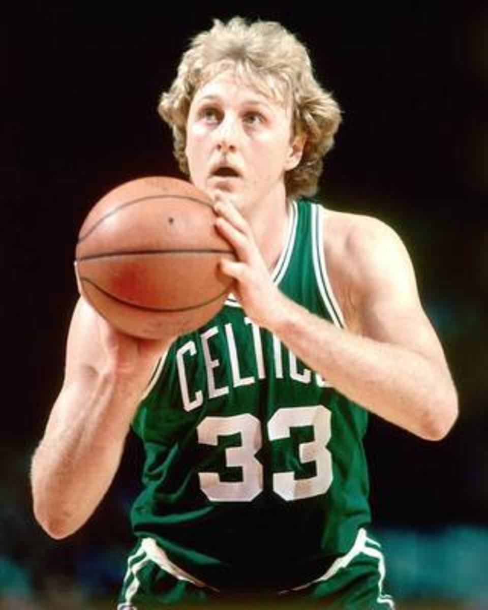 Larry Bird is famous for his rivalry with Magic Johnson and the Los Angeles Lakers.
