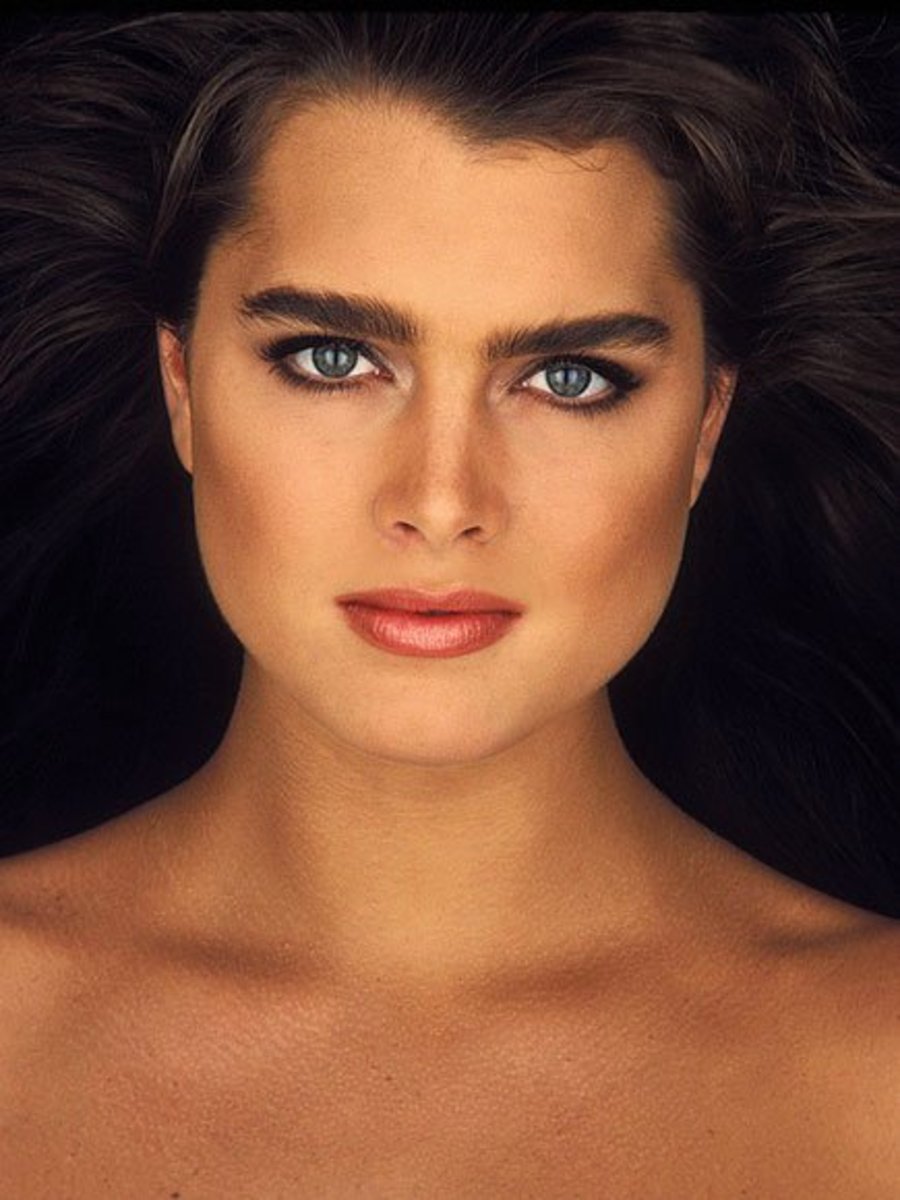 Brooke Shields was one of the most popular models in the 1980s.