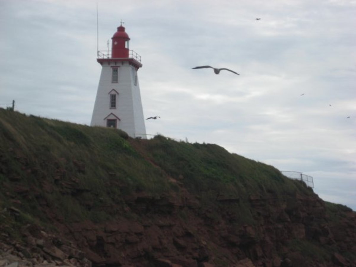 Lighthouse at Souris, PEI, Canada