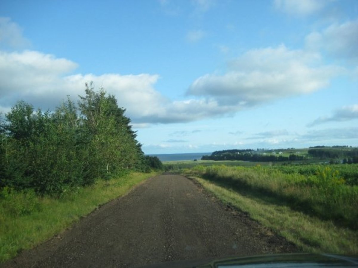 One of many scenic drives in PEI
