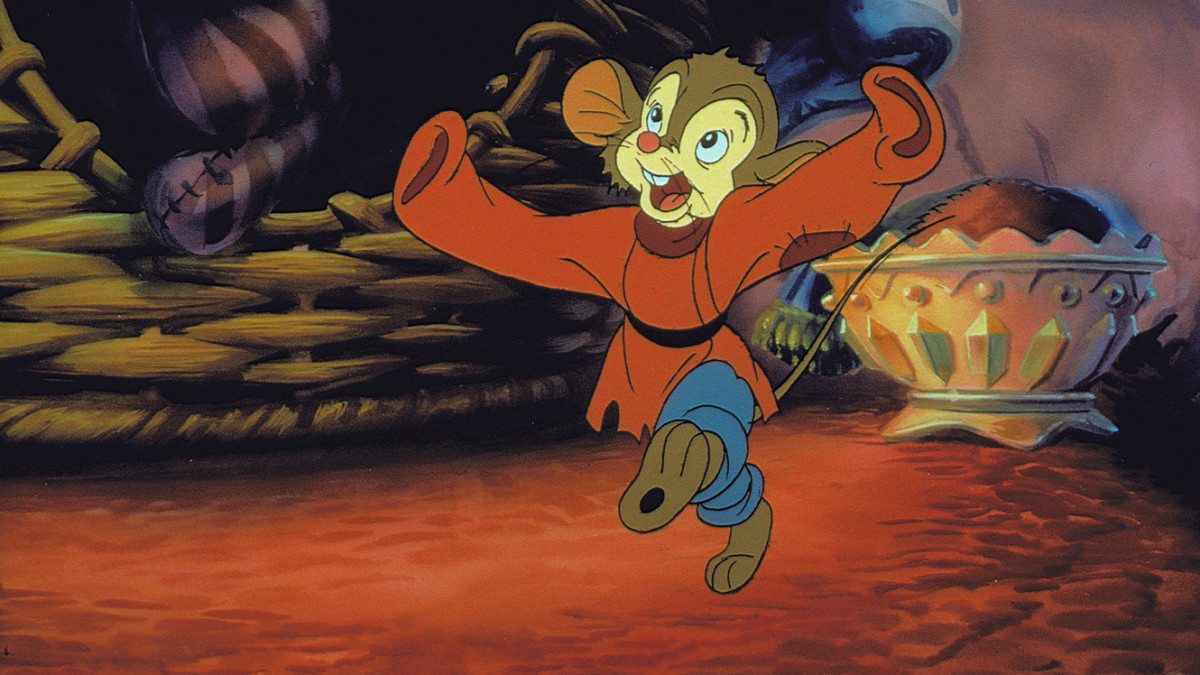 A scene from "An American Tail."