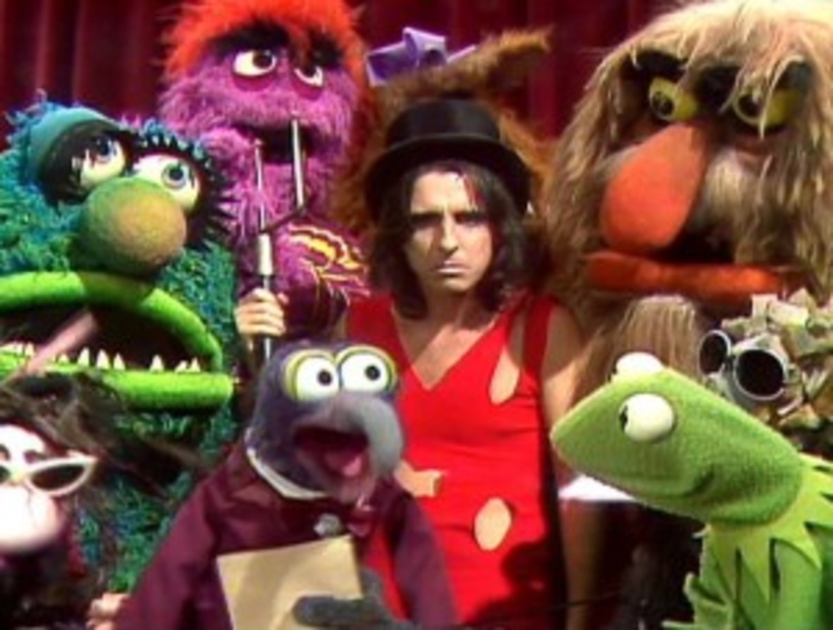 Alice Cooper's performance of "Welcome To My Nightmare" while surrounded by Muppet monsters is fantastic.