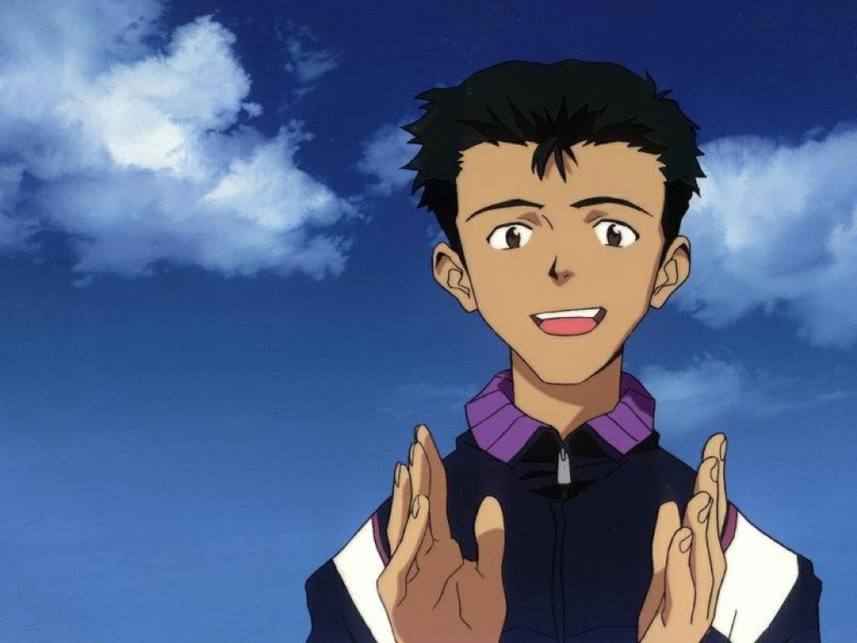 Toji in the closing scene of the original Evangelion series.