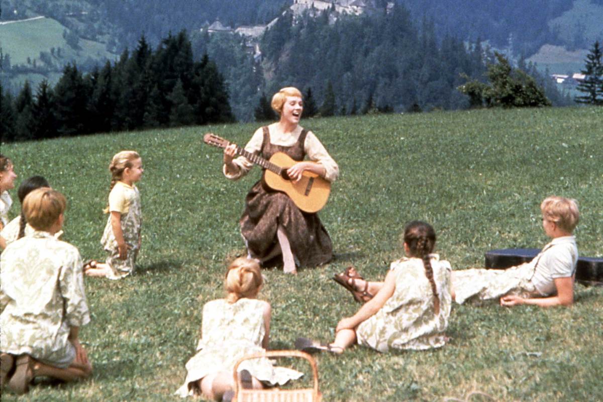 The Sound of Music followed the Von Trapp family singers and their picturesque lives in the Austrian countryside.