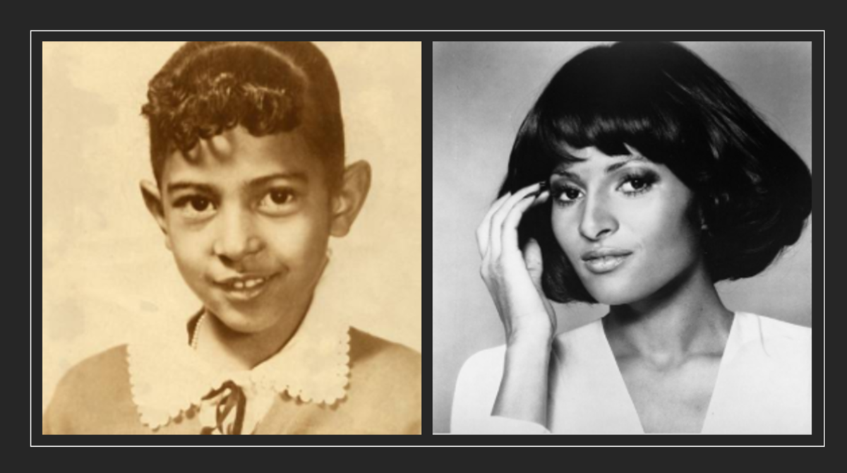 Pam Grier as a young girl