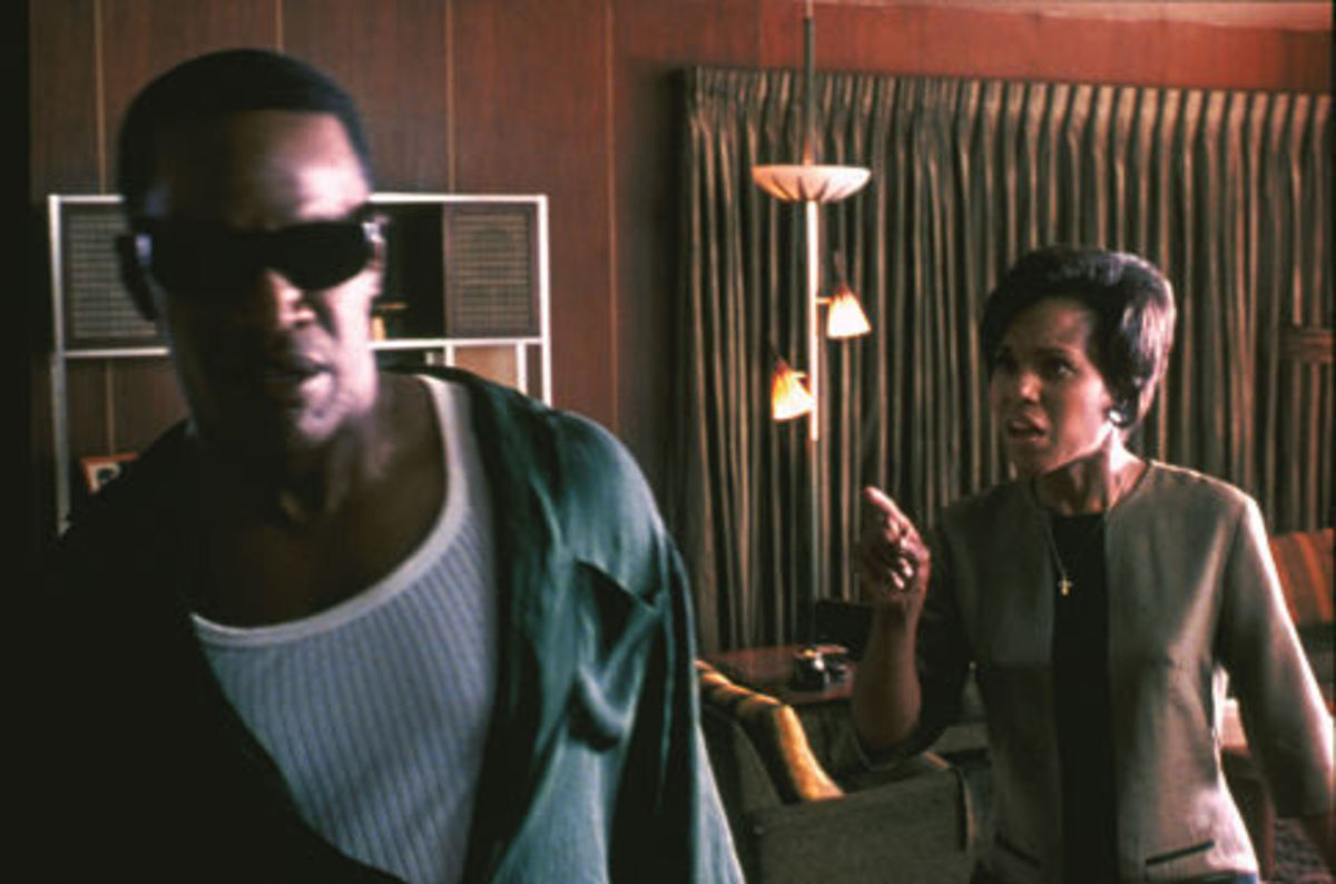 Ray Charles, as depicted in the film, seemed to care only about his music, at the expense of his relationships with others.