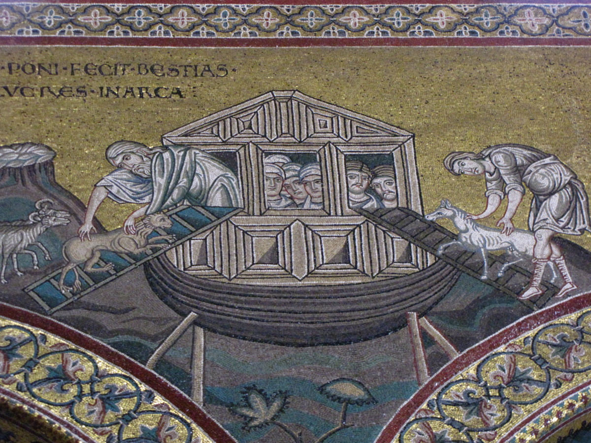 Scene from the bible - Noah's ark
