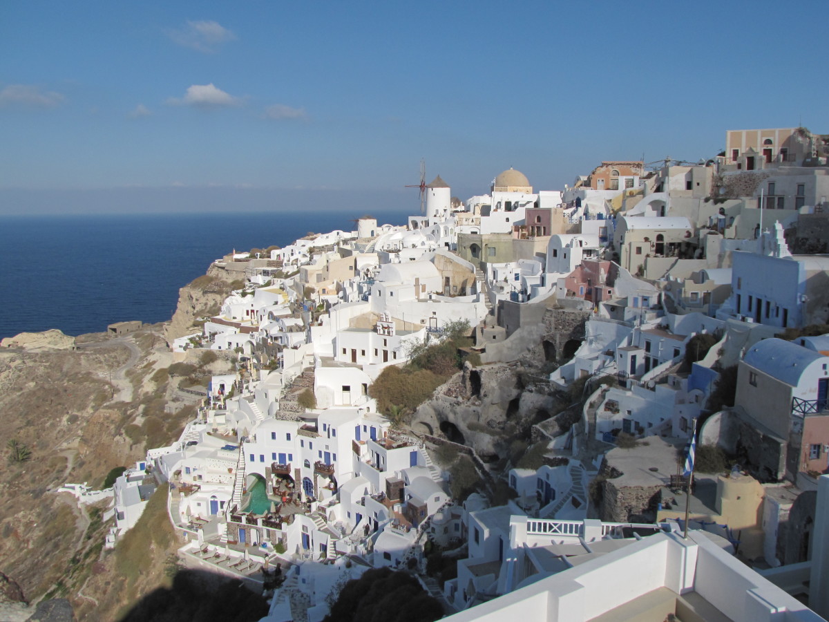 There’s not a bad view here in Oia