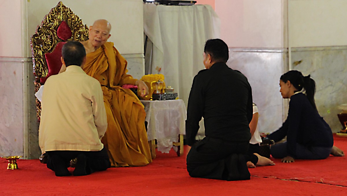 Consultation with a Buddhist monk Consultation with a Buddhist monk