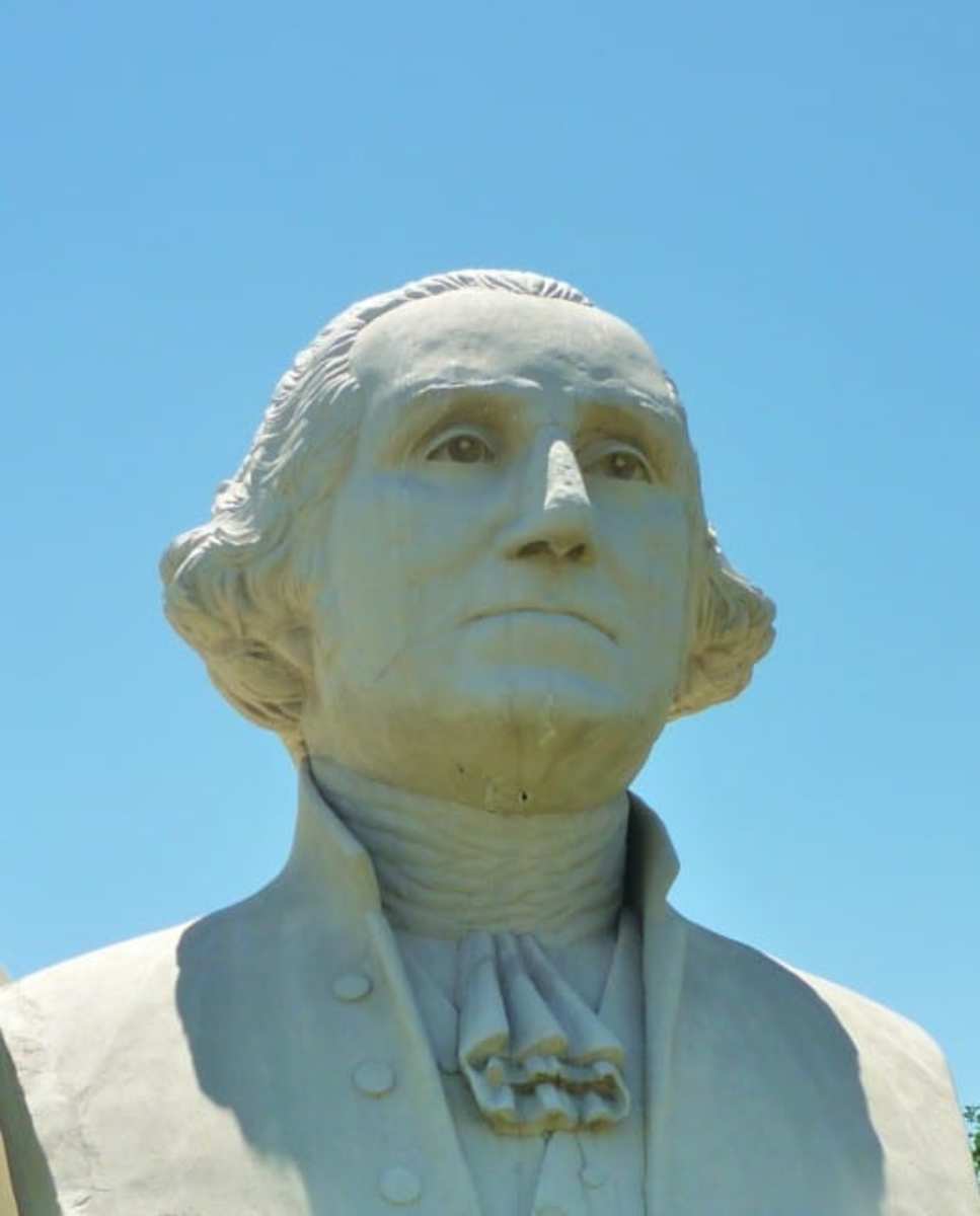 Closeup of George Washington