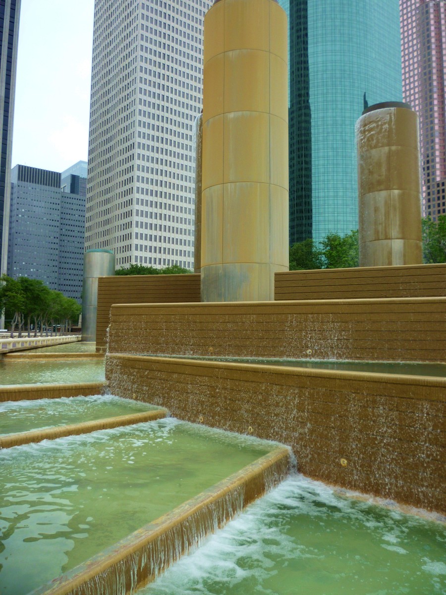 Tranquillity Park in Downtown Houston