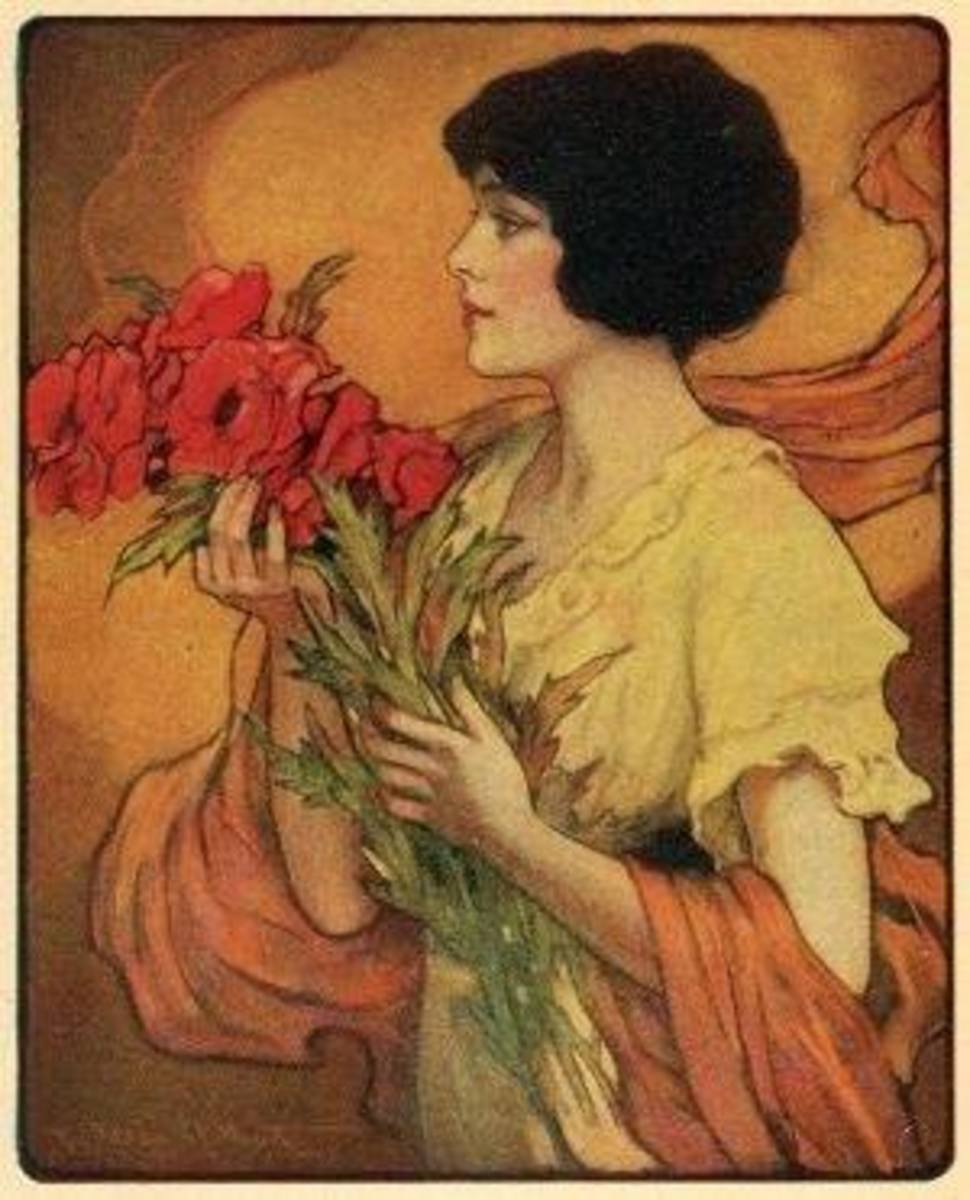 Julia; frontispiece of a 1922 New York publication of Gentle Julia, by Booth Tarkington